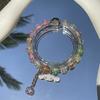 Pulsera Año Nuevo del Dragón 2024 para Mujer Pulsera Imitación Cinabrio Bollo de Dragón Nuevo Estilo Chino Joyería Estilo Chino Año del Dragón