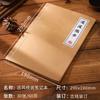 Cuaderno vintage con hilo, en papel kraft, libro de contabilidad, cuaderno de bocetos con páginas interiores antiguas, libro personalizado con logotipo.
