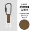 Alça para garrafa de água, garrafa de água mineral, mosquetão, fivela de silicone, gadget para carregar água, gancho para mochila de caminhada, cor sólida de poliéster-algodão