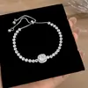 ¡Estrella de Circonita Cúbica! Pulsera de Circonita Cubo de Azúcar Pulsera para el Viaje Diario Temperamento Lujo Ligero Gama Alta Versátil Joyería para la Mano Venta al por Mayor