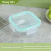 Lancheira de Vidro Borossilicato Alto, Pode ir ao Micro-ondas, Refrigerável e Congelável, Pote de Vidro Borossilicato Alto para Trabalhadores de Escritório