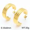 Pendientes de acero de titanio de estilo irregular con personalidad europea y americana, estilo playa, multicolor, moda, combinación de colores dorado y plateado, pendientes mixtos para mujer