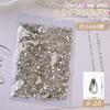 1440 Diamantes de fondo plano de forma especial Super Flash Mini Cristal K9 Uñas de diamante DIY Joyería de uñas de diamante al por mayor