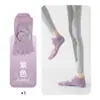 Calcetines de Yoga Pilates Calcetines de Cinco Dedos Divididos con Empeine Expuesto para Yoga Fitness en Interiores, Verano Fino Antideslizantes de Pie Completo para Mujer