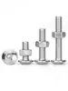 Tornillo y tuerca hexagonales de acero inoxidable 304 con cabeza grande y juego Combinación de cabeza grande y cabeza de hongo M4M5M6M8