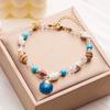 Europa y Estados Unidos transfronterizo AliExpress caliente playa pie al por mayor moda concha cuentas de arroz concha collar pulsera