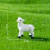 Paisaje en miniatura, granja pastoral creativa, serie de vacas, ovejas y granjero, accesorios de decoración DIY para botellas ecológicas, adornos en miniatura