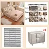 Cama Puff Minimalista Moderna, Cama de Piel Suave Estilo Crema, Cama Doble para Dormitorio Principal, Cama de Bodas de Lujo Ligero de Alto Gama con Almacenamiento