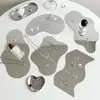 Ins espelho acrílico espelho superfície reflexiva bandeja acessórios de exibição adereços para fotos fundo de fotografia decoração ornamentos