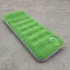 Venta Directa de Fábrica Bomba de Pie Individual Colchón de Aire Flocado Esterilla Exterior Impermeable a la Humedad Cama Inflable de 20 Agujeros