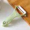 Juego de Cuchillo para Fruta de Cerámica y Tabla de Cortar para Uso Doméstico, Cuchillo Plegable Portátil para Dormitorio, Pelador para Estudiantes, Cuchillo Pequeño Dos en Uno