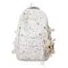 Mochila Versátil Estilo Japonés Ins con Patrón de Estrellas para Estudiantes de Secundaria y Preparatoria, Mochila de Viaje para Laptop de Gran Capacidad
