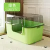 Bandeja de Arena Gigante Totalmente Cerrada Anti-Olor Extra Grande para Gatos, Inodoro para Gatos a Prueba de Salpicaduras, Proveedor de Suministros para Mascotas Gatos