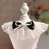 Babero de Malla con Pajarita para Mascota, Collar para Mascota, Decoración de Cuello para Gato y Perro, Accesorios para Mascotas
