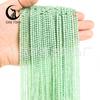 Cuentas redondas pequeñas de 3 mm de piedra natural tallada, amatista, turmalina, granate, cuentas talladas, cuentas DIY, accesorios de joyería al por mayor