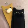 Meias Infantis Fofas de Desenho Animado Primavera/Verão 2026 Meias de Bebê Meninos e Meninas Meias de Cano Médio Infantis com Gatinho Pom-Pom 3D