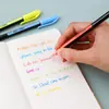 Plumas de gel con brillantina en una bolsa para tomar apuntes de estudiante, marcadores, plumas creativas para garabatear, plumas de gel para dibujar para niños