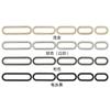 Ancho Interior 20~51mm Hebilla Sin Costuras de Alambre Redondo Accesorios de Herrajes para Equipaje Aleación de Zinc Hebilla Ovalada para Bolso en Stock