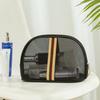 Malha Bolsa de Grande Capacidade Cosméticos Lavagem Saco de Armazenamento Viagem Praia Saco de Banho Saco de Arrumação Bolso de Armazenamento