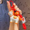 2026 Nuevo Modelo Llavero Giratorio de Pony Dibujo Animado Lindo Caballo del Zodiaco Regalo de Año Nuevo Mascota del Año del Caballo