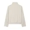 Otoño 2026 Nuevo Moda Callejera Femenina Europea y Americana Color Sólido Chaqueta con Cuello de Chimenea w06 61788