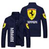 Chaqueta delgada de primavera y otoño 2022 europea y americana transfronteriza con logo de coche estampado para correr en la calle para hombre, deportiva con cremallera tipo cárdigan