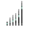 Set de Puntas para Atornillador Eléctrico y Taladro Manual Green Forest Silver Snake Cruz Fuerte Magnético Antideslizante Resistente al Impacto Alta Dureza