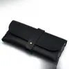 Estojo para óculos de unha única em estoque, em couro preto, bolsa para óculos portátil, caixa para armazenamento de óculos de sol, para impressão