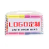 Fabricante de Produção e Processamento de Caneta Aquarela Triângulo com Logo Personalizado Oem Canetas Coloridas Solúveis em Água Material de Arte para Estudantes Caixa de Presente