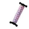 Soporte para rodillo de espuma tipo columna de yoga masajeador de espalda, rodillo con púas para pierna y relajación muscular de cuerpo completo, venta al por mayor de fábrica