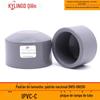 Conector resistente de alta temperatura dos encaixes de tubulação dos encaixes de tubulação da tampa de tubulação do pvc-c da tampa de tubulação do tampão de tubulação do tampão de tubulação do CPVC da categoria química