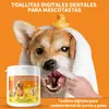 Comércio Exterior Transfronteiriço suprimentos para animais de estimação limpeza dental de animais lenços para dedo escova de dente de dedo descartável para higiene bucal de cão e gato