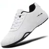 Zapatos de Hombre con Suela Blanda Resistentes al Desgaste, Nuevos Zapatos Blancos Paul Trendy Cubiertos de Cuero, Zapatillas Deportivas de Amortiguación de Aire Estilo Coreano, Zapatos Deportivos con Cordones para Hombre