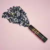 Canhão de Confete Pequeno de Mola 20CM Tubo de Canhão Girado à Mão Canhão Portátil Tubo de Jato de Flores Fabricante Venda Direta