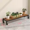 Novo Modelo 2025 Carrinho de Flores com Rodas para Sala de Estar, Suporte de Chão, Rack de Armazenamento Móvel para Varanda, Suporte de Vasos de Flores Escalonado Multicamadas