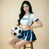 Ropa interior sexy de moda para redes sociales, traje de baño de fútbol para bebé, bikini tentación femenina, pantalones ajustados, atuendo de estudiante, una generación de pelo