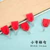 Suministros Festivos para Fiestas Accesorios Rojo Brillante Tamaño Pequeño Velcro Tamaño Mediano Gancho para Colgar para Puertas de Habitaciones Paredes Clavos Adhesivos Especiales