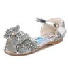 Fábrica de Calzado Infantil de Huizhou Procesa y Personaliza Sandalias con Lentejuelas Estilo Coreano, Boca de Pez Linda, Zapatos Infantiles de la Princesa Elsa, Sandalias para Niñas