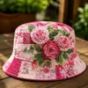Colección de sitios web independientes transfronterizos nuevos de 2026: Sombrero de pescador y sombrero para el sol versátiles de arcoíris con estampado digital 3D y bordado acolchado, aptos para hombres y mujeres