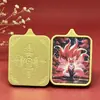 Frenesí Masivo por las Ventas Directas de Fábrica de Colgantes Thangka de Zorro de Nueve Colas Pintados a Mano, Collares de Joyería Unisex y Accesorios