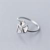 Anillo Mariposa Flor Copo de Nieve Hoja Estilo Japonés-Coreano Moda de Mujer Elegante Sentido de Alta Gama Ins Anillo Abierto de Dedo de Moda para Cabello