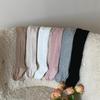 Meia-calça infantil com padrão de cânhamo 2024 primavera e outono novas meninas estilo coreano estilo ocidental meias de fundo meias de algodão para meninas