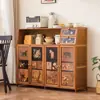 Aparador Estilo Medieval para Cocina y Sala de Estar del Hogar, Gabinete de Almacenamiento de Pie Montado en Pared para Café y Té, Venta al por Mayor