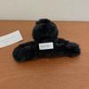 Pinza para el pelo grande de pelo de conejo Rex Pinza para el pelo extragrande de celebridad de Internet Pinza linda de tiburón de peluche de visón Tocado Pinza para el pelo de la parte posterior de la cabeza