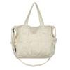 Bolso de Hombro para Mujer 2026 Nuevo Estilo Bolso de Lona Lavada Gran Capacidad Mochila de Estudiante Tendencia Bolso Cruzado Literario para Hombre