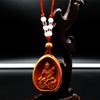 Talla en Madera de Durazno Ocho Guardianes del Zodiaco Chino Collar del Buda Buming para Hombres y Mujeres Año Buming Madera de Durazno Suerte Nuevo Estilo Chino Colgante