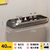 Estante de Baño Blanco Crema, Almacenamiento de Pared sin Taladro para Inodoro, Ducha, Lavabo y Lavamanos, Organizador Triangular