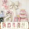 Decoración de Escena de Cumpleaños Set de Globos para Bebé de 5 Años Globos para Fiesta Infantil para Niños Niñas Sentido de Ceremonia Pared de Fondo