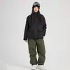 2024 Nuevo Traje de Esquí Impermeable a Prueba de Viento Cálido Traje de Esquí para Hombres y Mujeres Snowboard Doble Tabla Moda Traje de Esquí para Pareja