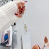 Fabricantes de cordones para teléfonos móviles al por mayor moda silicona flor con cuentas colgante cadena para teléfono móvil accesorios universales para teléfonos móviles cuerda para teléfono móvil